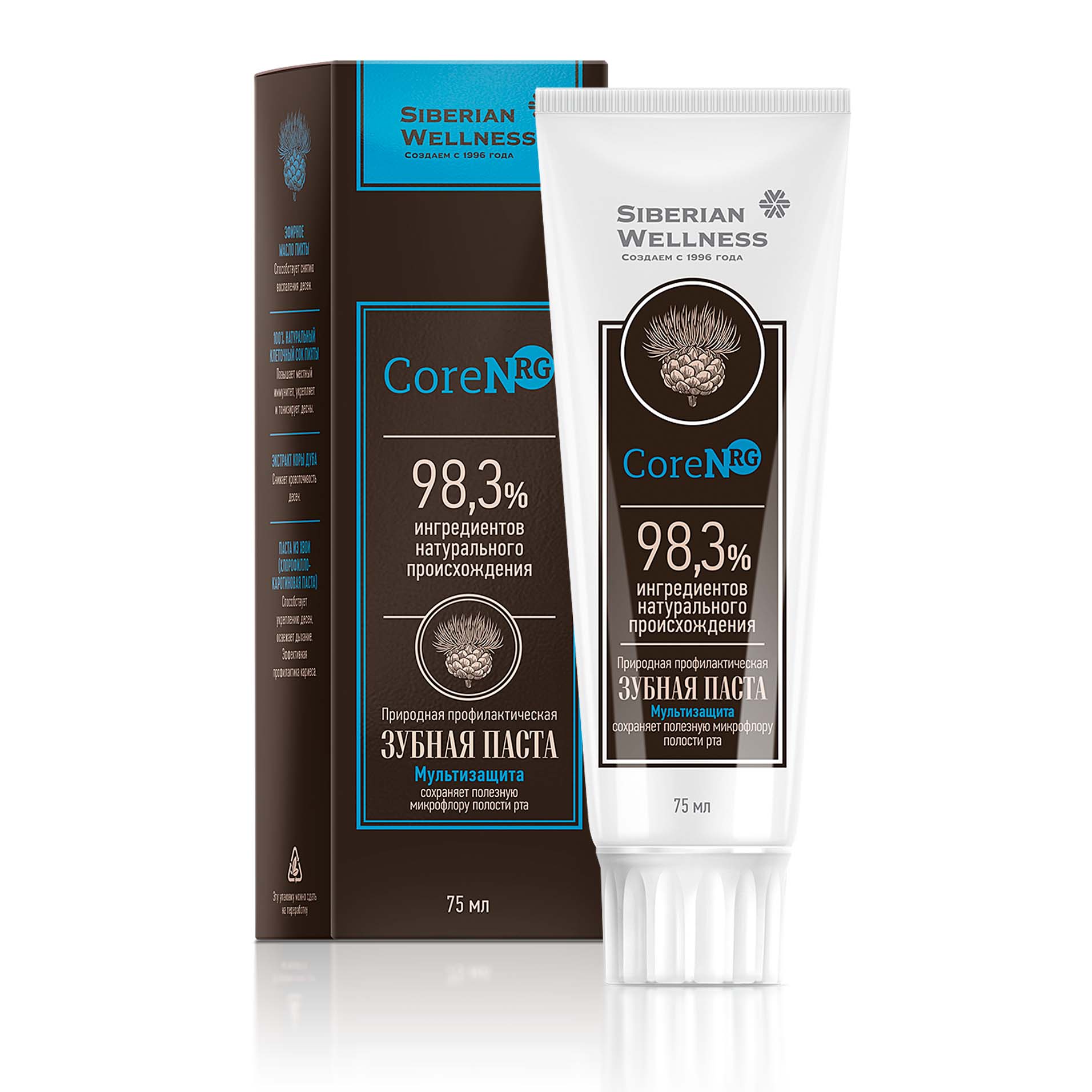 CoreNRG, природная профилактическая зубная паста