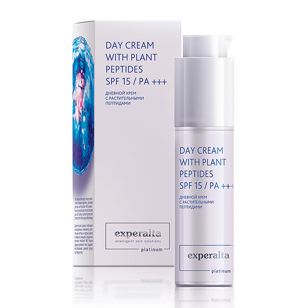 Дневной крем с растительными пептидами - Experalta Platinum