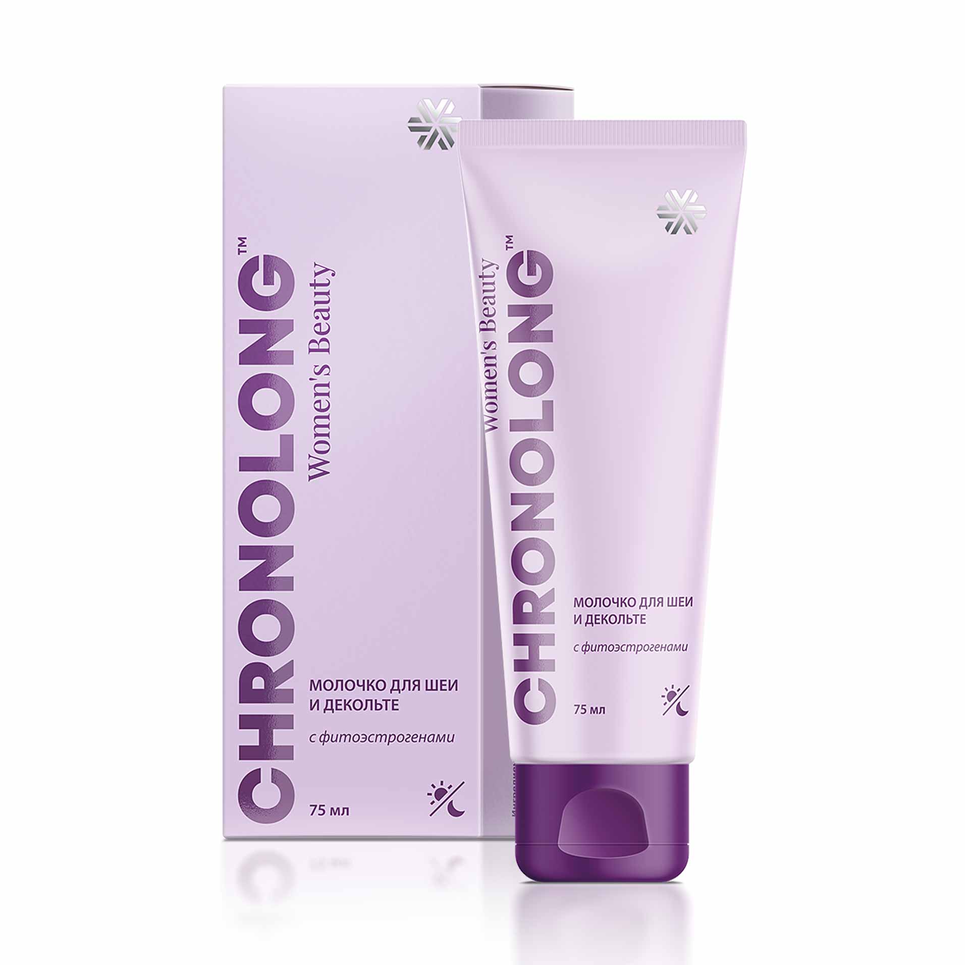Chronolong молочко для шеи и декольте с фитоэстрогенами - Women's Beauty CHRONOLONG