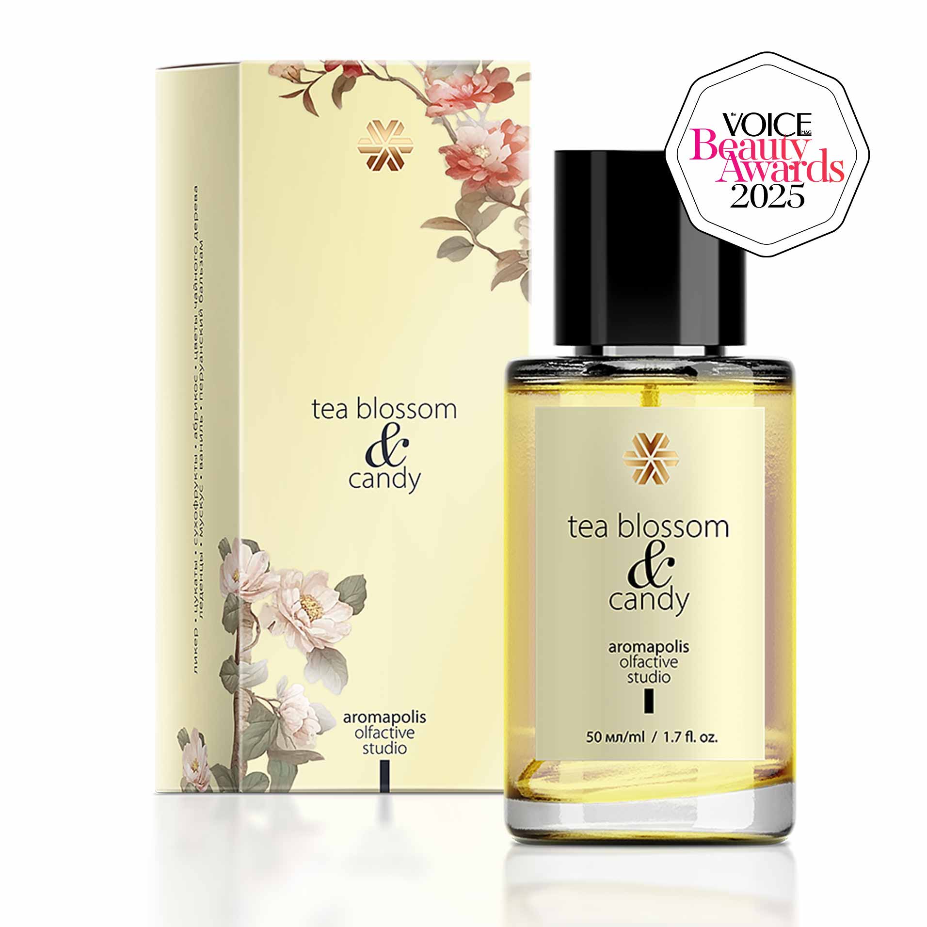 Парфюмерная вода Tea Blossom & Candy (Цветущий чай и леденцы), 50 мл - Aromapolis Olfactive Studio