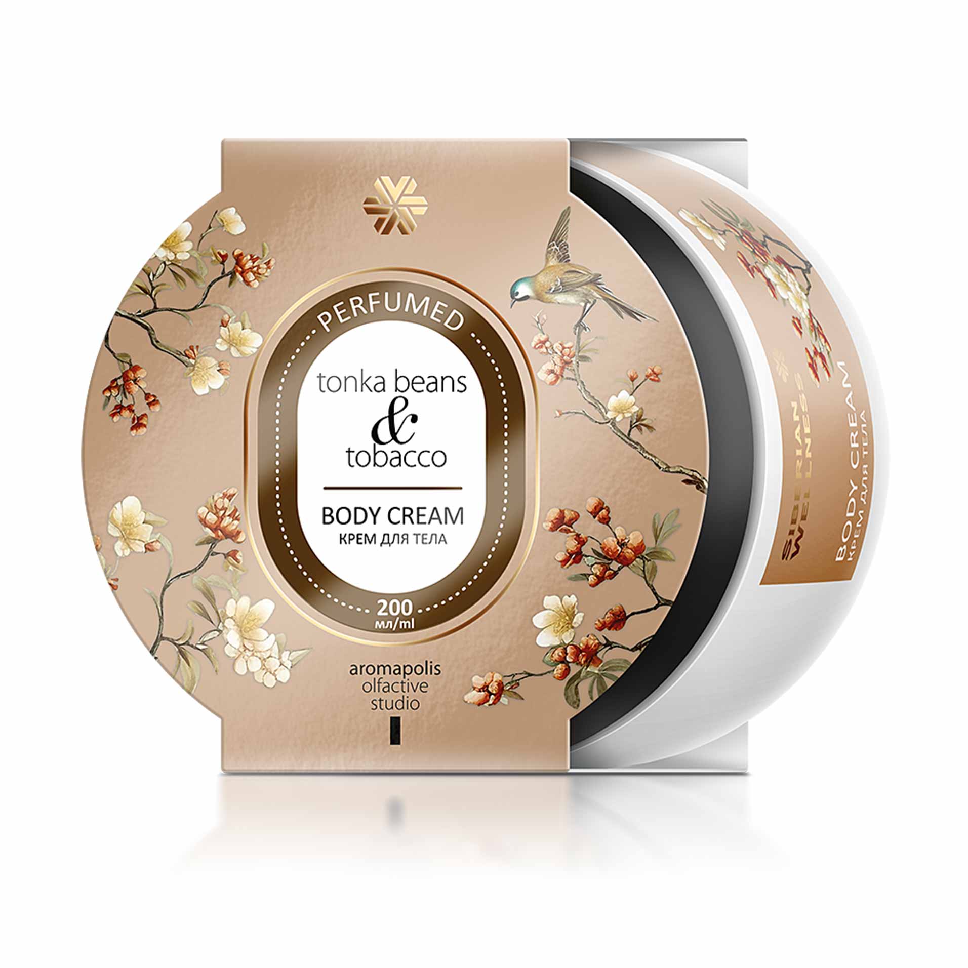 Бобы тонка и табак, парфюмированный крем для тела - Aromapolis Olfactive Studio