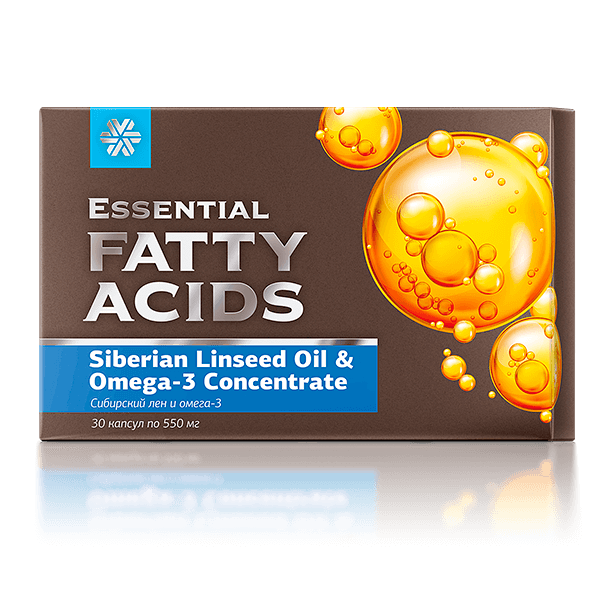 Сибирский лен и омега-3 - Essential Fatty Acids